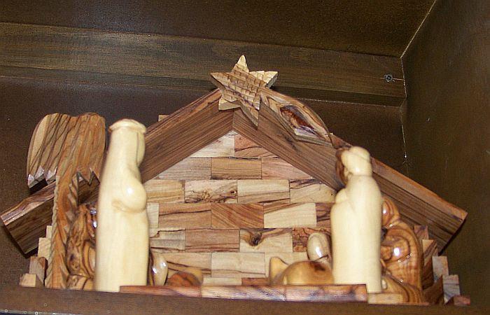 Creche - made of various woods