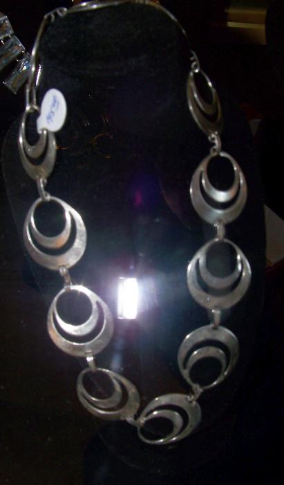 Sterling silver necklace by Vargas