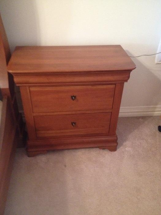 two matching night stands