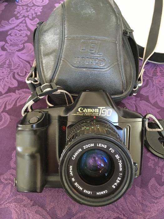 Canon t90 film camera