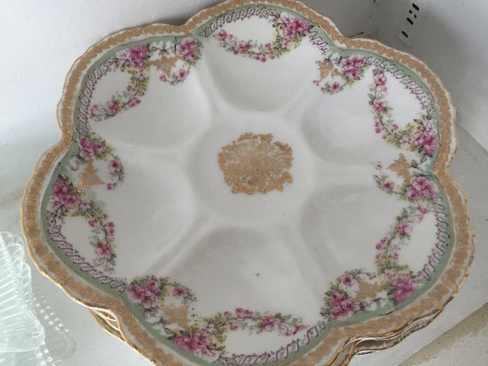 antique oyster plate