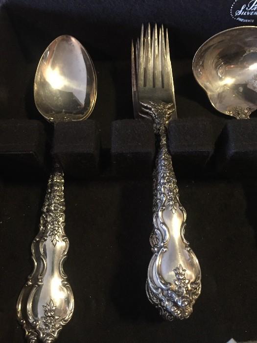 STERLING SILVER DUBARRY FLATWARE