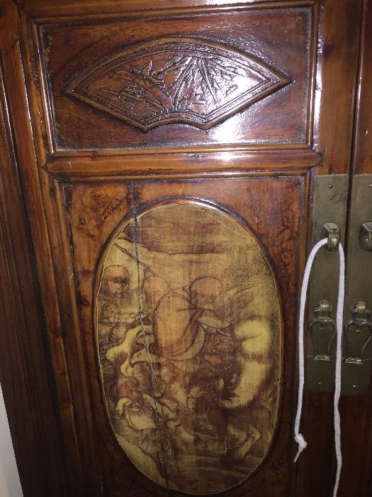 ANTIQUE ASIAN HAND-MADE CABINET