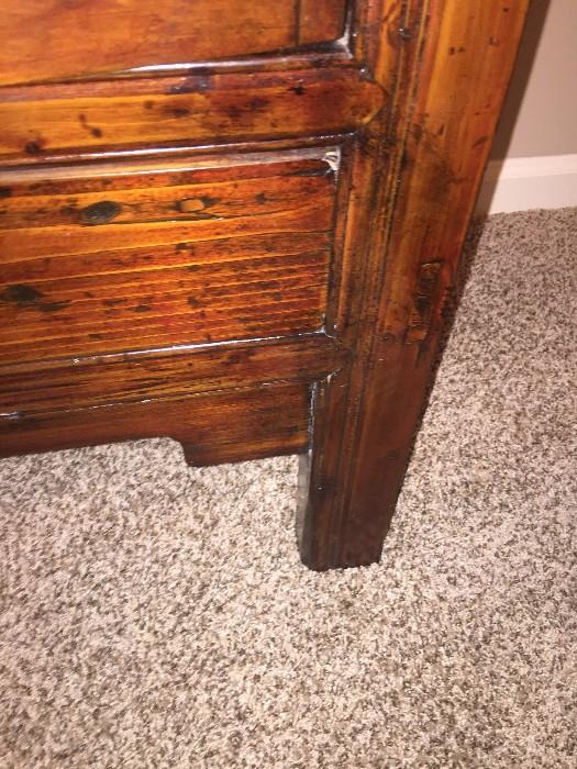 ANTIQUE ASIAN HAND-MADE CABINET
