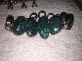 TURQUOISE BRACELET IN STERLING SILVER