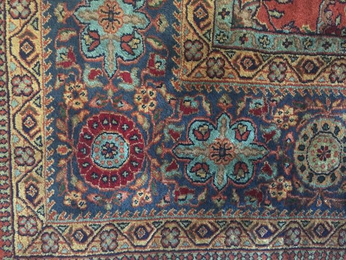 GORGEOUS HAND MADE WOOL RUG 10X6