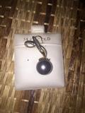 TAHITIAN BLACK PEARL PENDANT IN 14K GOLD WITH DIAMONDS