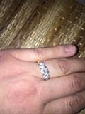 1.5CT 3 STONE DIAMOND RING APPRAISED AT $3,390