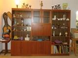 Vintage 3 Piece Teak Denmark Wall Unit 