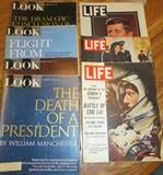 Vintage Look/Life Magazines The Death of A President Kennedy, The Anatomy of Gemini 5  