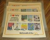 1983 McDonald's Corp. laminated paper placemats