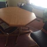 Dinette table with four chairs
