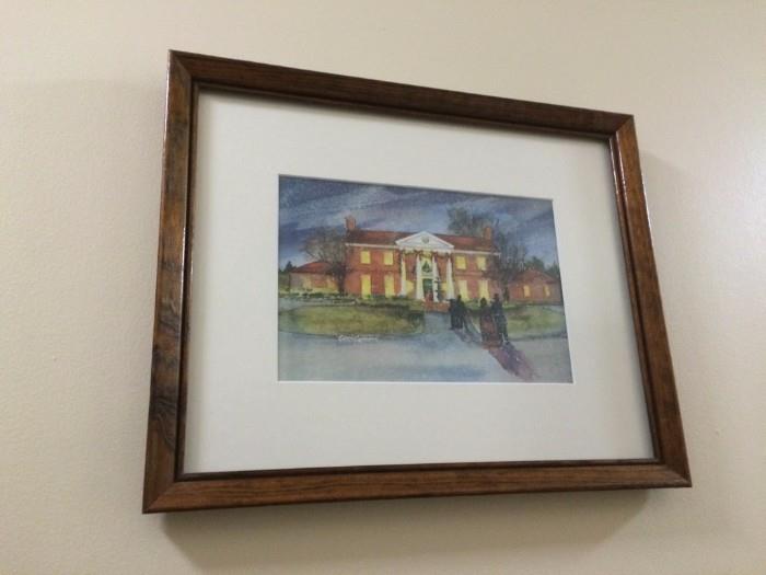 governor's mansion print