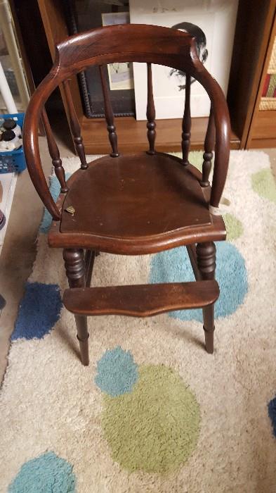 antique junior chair