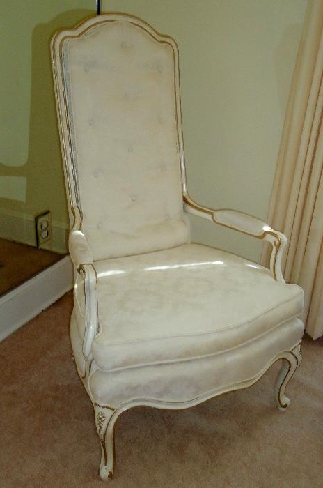 Large Italian chair, one of pair 