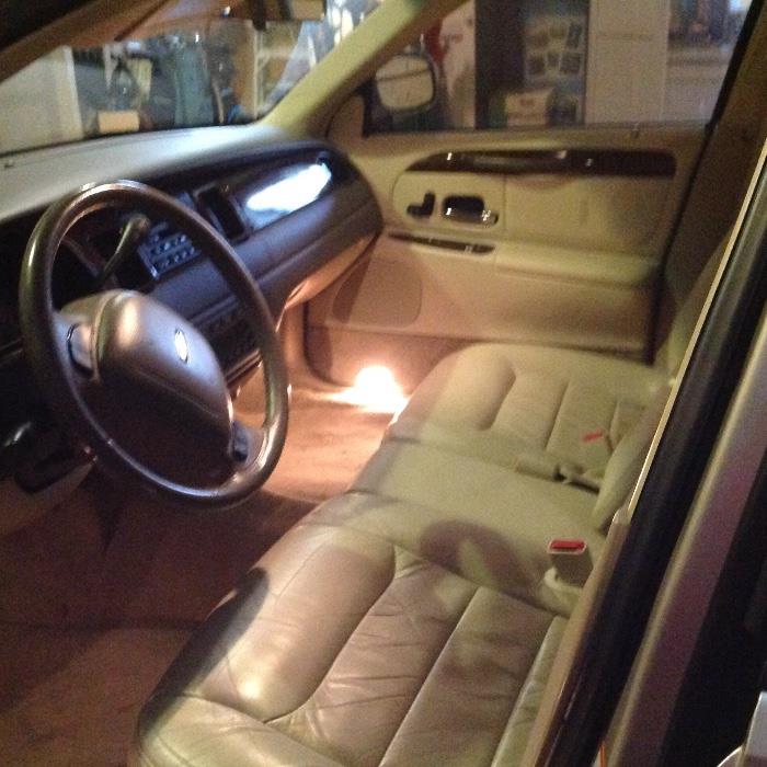 interior  of the car