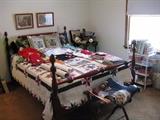 E. A. Clore bed and miscellaneous items