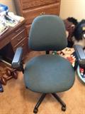 Have a seat on a nice Teal office chair!