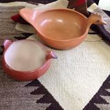 Burnished Hopi bird bowls