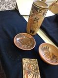 Old Hopi pottery, all four pieces one lot