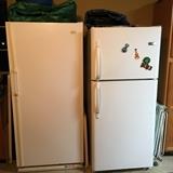 Refrigerator (great beer or overflow fridge) and frost free freezer.