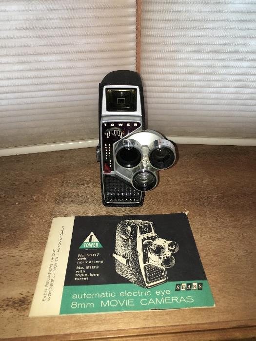 vintage 8mm movie camera