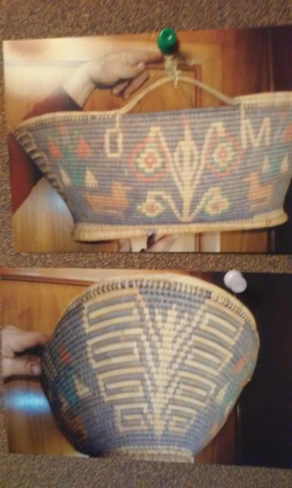 Native American Baby Basket.