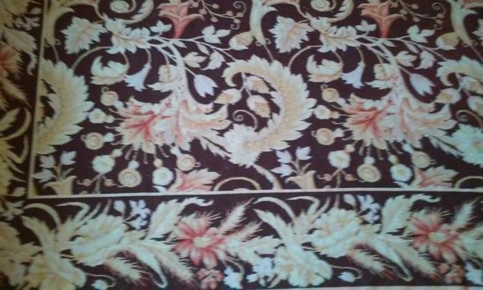 Another different French Tapestry Style Carpet, about 7' X 9'.