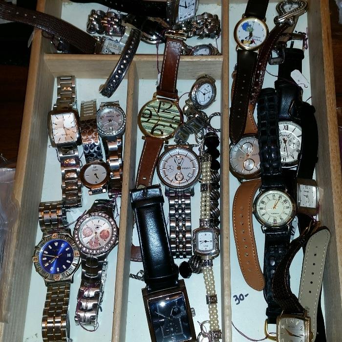 Wrist watches including fossil