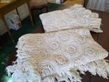 Gorgeous  hand crocheted  bedspreads