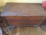 Vintage Cedar Chest. 