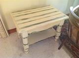 Solid wood accent table - $ 50.00
