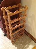 Wood Wine Rack $ 20.00