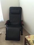 Leather reclining vibrating chairs never used