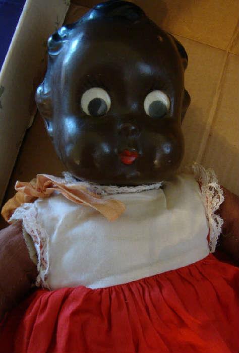 Black Googly Eye Doll