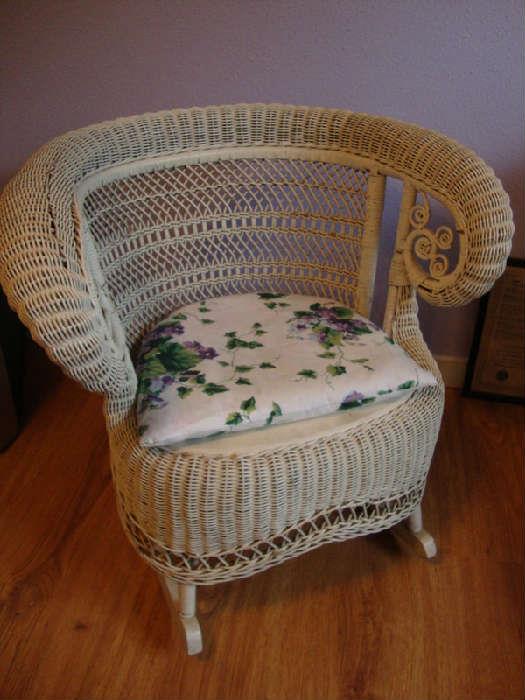 Antique Wicker Chair