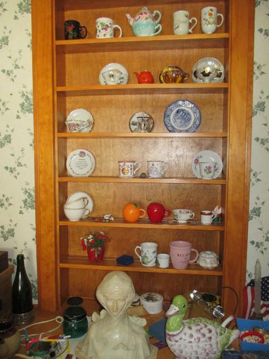 Assorted cups & saucers and other china