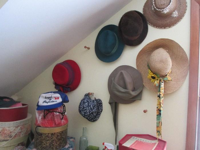 Vintage Hats and Hat Boxes