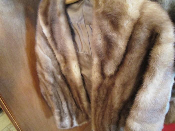 Vintage fur wraps