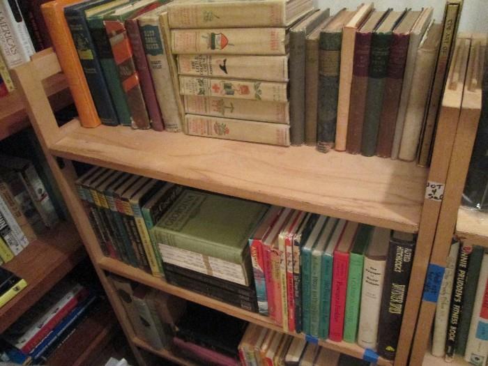 Many vintage books
