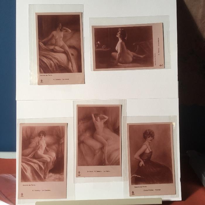 Vintage nudes/postcards