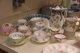 small antique teacup collection