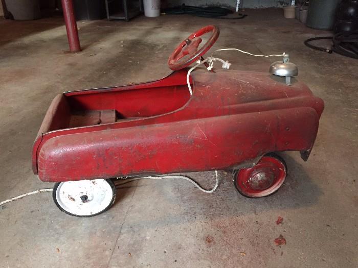 Antique Pedal Car $125 ... NOW $75