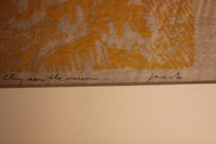 signed Jacob - "Chrysanthemum"
