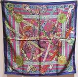 GORGEOUS Hermes le songe de la licorne silk scarf in excellent condition. Original silk screen design by Anne Faivre c2015. Limited edition design no longer available as a silk 90cm scarf making this a rare collectors piece. 100% silk, hand rolled hem, made in France, original tag attached. Measurements: 35"x35" Hermes scarf box included
Measurements: 35''x35'' = 90cm

Free shipping for this item within the continental US.