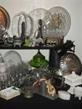 JUNE NIGHT DIVDED DISH, LEFTON BOOK ENDS AND MORE