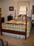 DUNCAN PHYFE FULL 4 POSTER BED