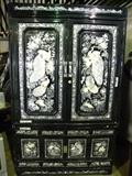 Oriental Inlaid Cabinet