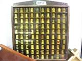 Thimble Collection In Display Cabinet