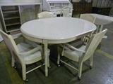 Table & 4 Chairs w/Casters